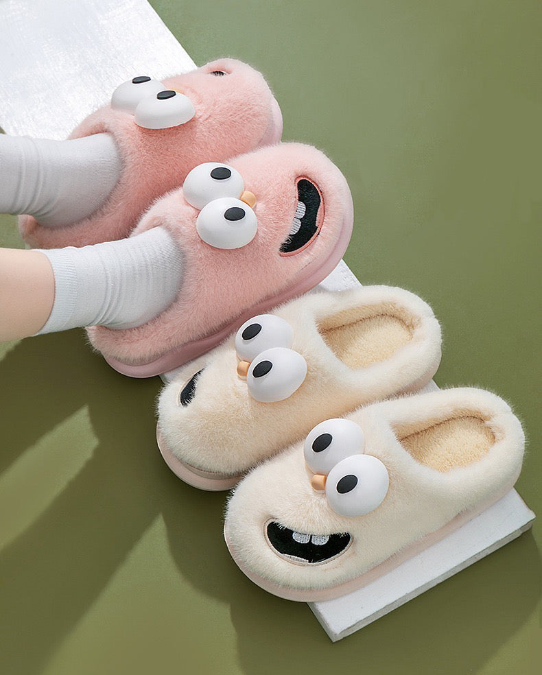 FurryEyes Slippers