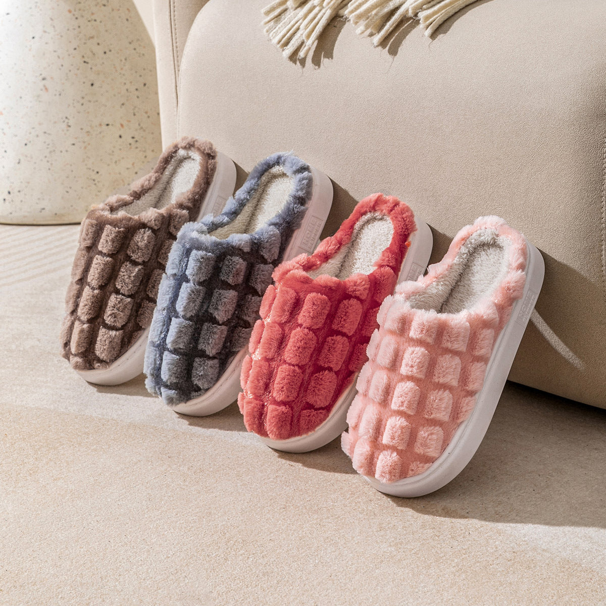 FluffySquares Slippers