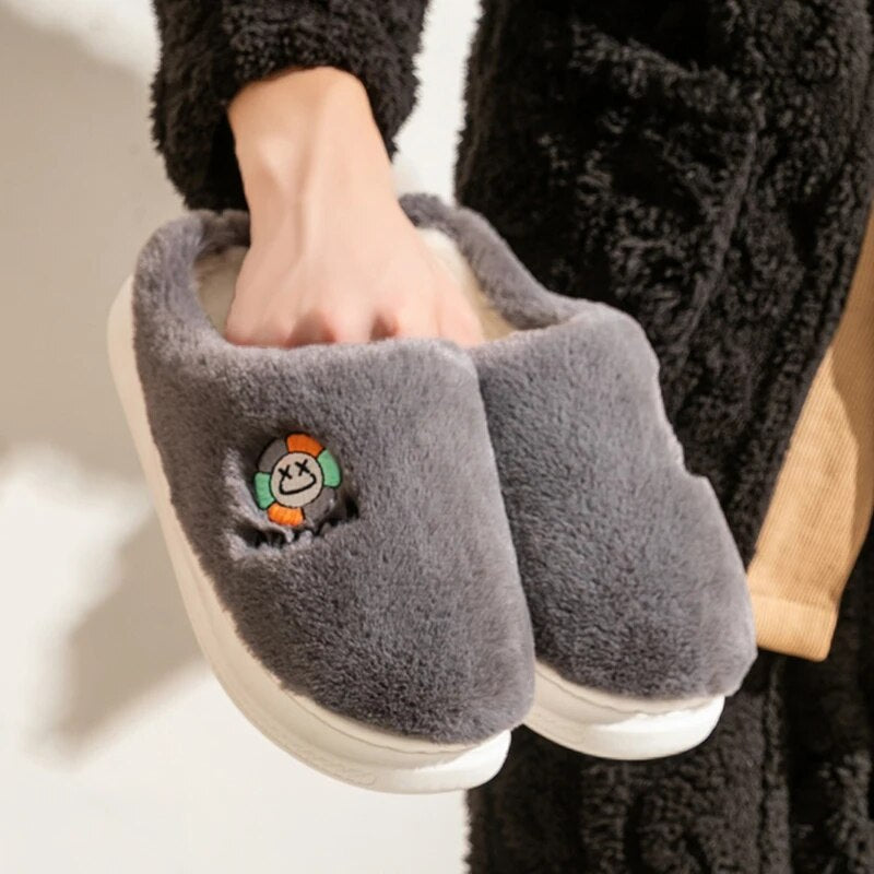 CasualPlush Slides Blue