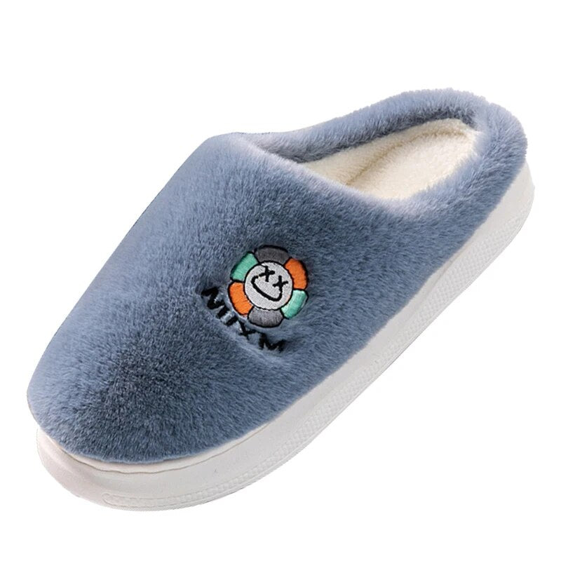 CasualPlush Slides Blue