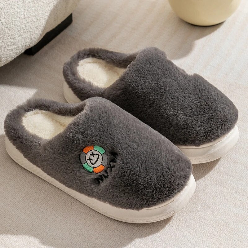 CasualPlush Slides Blue